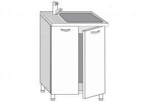 2.60.2м Шкаф-стол на 600мм под врезную мойку с 2-мя дверцами в Тавде - tavda.магазин96.com | фото