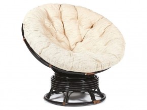 Кресло-качалка Papasan w 23/01 B с подушкой Antique brown, ткань Старт в Тавде - tavda.магазин96.com | фото