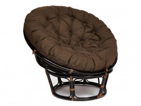 Кресло Papasan 23/01 W с подушкой Antique brown, ткань Коричневый в Тавде - tavda.магазин96.com | фото