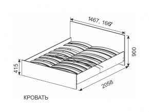 Кровать 1600х2000 ортопедическое основание в Тавде - tavda.магазин96.com | фото