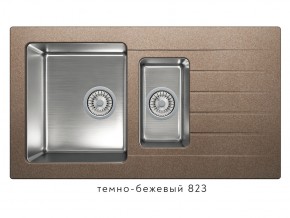 Мойка комбинированная Tolero twist TTS-890 Темно-бежевый 823 в Тавде - tavda.магазин96.com | фото