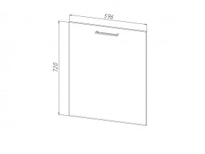П 60 Комплект для посудомоечной машины 600 мм (цоколь + фасад) ЛДСП в Тавде - tavda.магазин96.com | фото