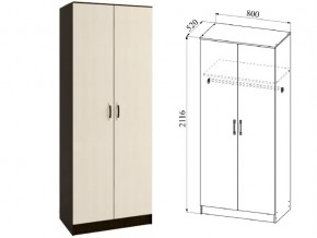 Шкаф 2 двери Ронда ШКР800.1 венге/дуб белфорт в Тавде - tavda.магазин96.com | фото